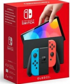 Nintendo Switch OLED (2021) Model - Neon Blue & Red Joy Con (Intl Version)