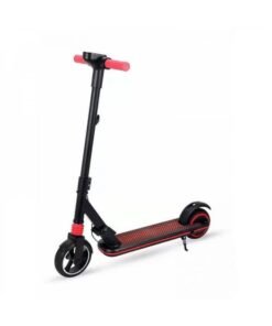 CRONY JL019-01 Kids Electric Scooter – 24 V/130-150 W Motor, Foldable Aluminum Frame, LED Display, Safe Ride for Children-RED