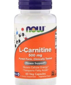 Now Foods L-Carnitine Fitness Support 500mg - 60 Veg Capsules