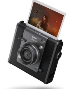 FUJIFILM Instax WIDE Evo Hybrid Instant Camera, Black