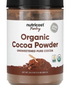Nutricost Pantry Organic Cocoa Powder Unsweetened 24.3 oz (680 g)