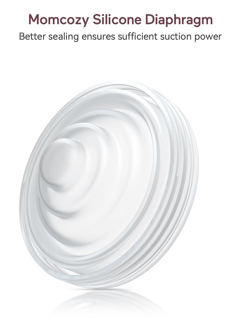 Momcozy Duckbill Valves & Silicone Diaphragm for Momcozy M5, Original Momcozy M5 Breast Pump Replacement Accessories, 1 Pack - Image 2
