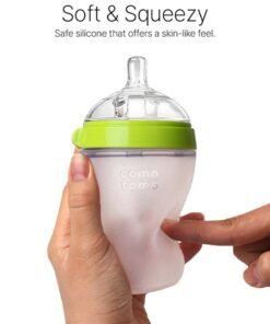 Alternative view of comotomo Pack Of 1 Nature Feel Baby Feeding Bottle 250ml - Green