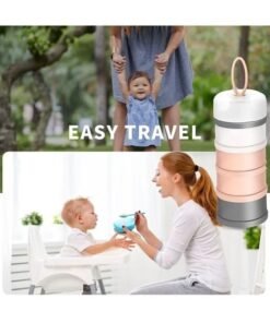 Alternative view of ORiTi 4-Layer Portable InfantClean And Convenient Milk Powder Dispenser Bottle Set