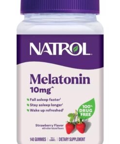 Natrol Melatonin Strawberry Flavor 10Mg 140 Gummies Packaging May Vary