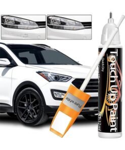 Touch White Touch Up Paint For Cars, Waterproof Car Scratch Remover For Deep Scratches, Two-In-One Car Touch Up Paint Fill Paint Pen, For Deep And Minor Scratches - Pure White (12ML)