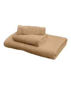 Hotel Linen Klub 3-Piece Fast Absorbent Towel Set Beige 70 x 140cm