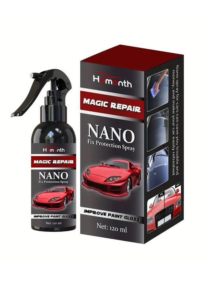 Homonth Nano Car Scratch Repair Spray, Car Scratch Nano Spray Repair, Nano Spray Car Scratch Repair, Nano Ceramic Crystal Coating Car Fine Scratch Removal Spray
