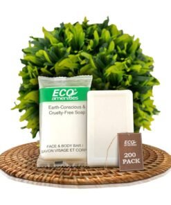 ECO amenities Bar Soap Bulk  200 Pack 05 oz Travel Size Soap Bars  Individually Wrapped For Hotels  Great for Vacation Rental and Airbnb Toiletries or Hygiene Kits Supplies