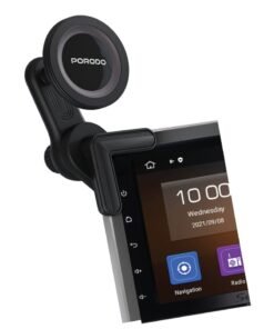 porodo Magnetic Screen Mount with Adjustable Viewing Angle & MagSafe Compatibility / N52 Strong Magnet / 6-25mm Screen Fit / 360⁰ Rotation - Black