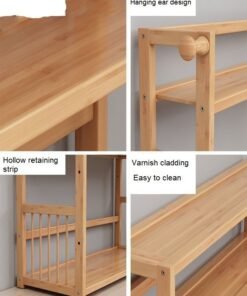 Alternative view of C&C Home Bookshelf Office Student Stationery Organizer Magazine Holder Home Sundries Storage Shelf 50 x 23 x 48 cm