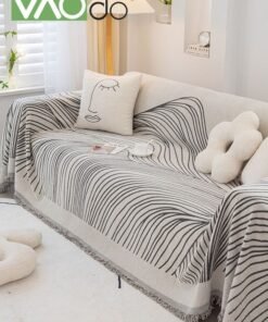 VAOdo 3 Seat Chenille Sofa Slipcover, Soft Four Seasons Universal Sofa Cover, Simple and Fresh Style All-Inclusive Sofa Cloth Pet scratch Prevention Furniture Cover