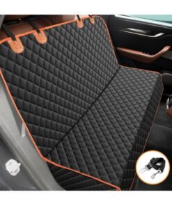 KYD Dog Car Cover for Back Seat Cover Protector Waterproof Dog Seat Covers for Cars, Car Seat Protector for Dogs with 1 Dog Seat Belt, Nonslip Back Seat Cover for Kids, Trucks & SUV
