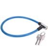 Daytoyz Anti Theft Bike Lock Bike Cable Lock with Keys High-Security Cable Lock Coiled Bike Lock 2 Keys 620 x 12mm