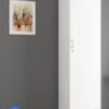 Multi Home Furniture 1 Door Wooden Wardrobe Cabinet Cupboard With Drawer Lock Keys White
