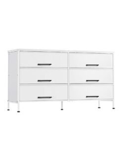 keke Wide Fabric Drawer Dresser Deep Storage for Bedroom, Closet & Living Room - Image 4