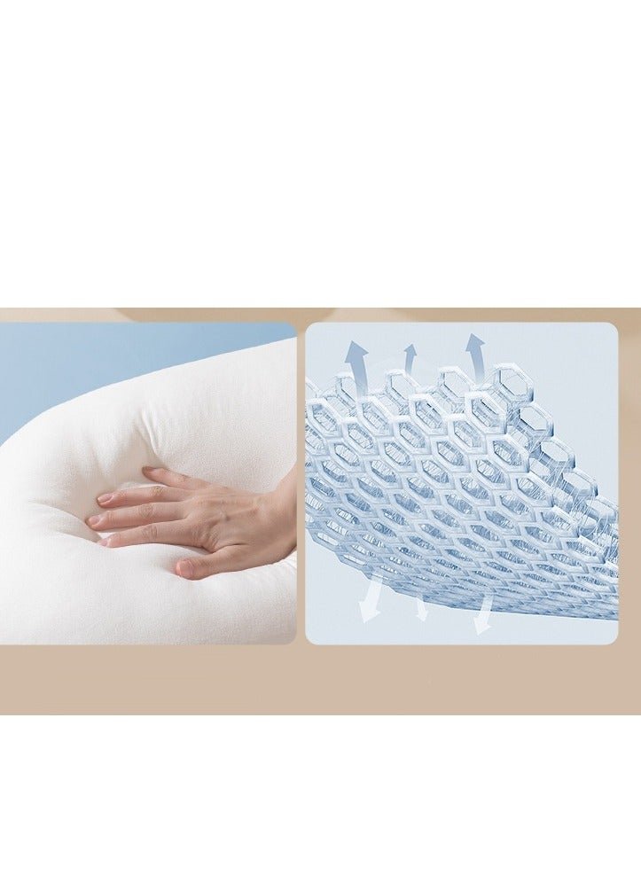 MIXDE Baby Nursery Pillow, Removeable Breastfeeding Pillows, Toddler Bedding, Babies Nest for Sleeping, Anti vomit Milk Headrest for Newborn and Infant, 15 Degree Incline, for Better Night's Sleep - Image 2
