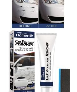 Homonth Car Scratch Remover, Car Body Compound, Scratch Removal Kit, Polishing Paste for Repairing Small Paint Scratches, Marks, Water Spots, Swirls, Blemishes 80G