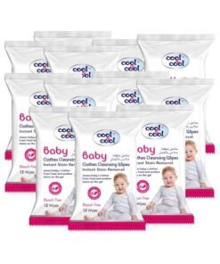 Cool & Cool Baby Clothes Cleansing Wipes 12S-Pack Of 12 (144 Wipes)