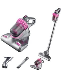 4-in-1 Cordless Vacuum Cleaner – Ultra Quiet, Lightweight with 10,000Pa Strong Suction Power, UV Mite Removal, HEPA Filter for Home, Car, Pet, and Carpet Cleaning