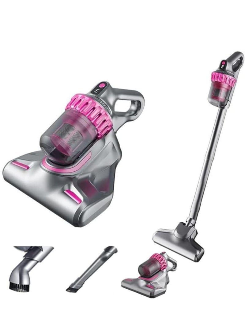 4-in-1 Cordless Vacuum Cleaner – Ultra Quiet, Lightweight with 10,000Pa Strong Suction Power, UV Mite Removal, HEPA Filter for Home, Car, Pet, and Carpet Cleaning