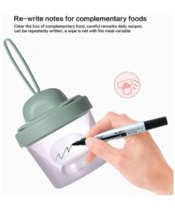 RATSAW 4-Layer Baby Milk Powder Formula Dispenser Baby Powder Milk Formula Containers for Travel Baby Feeding Snack Storage Container Portable InfantClean And Convenient Milk Powder Dispenser Bottle Set - Image 3