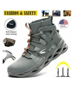 9KSAFETYJB Blade Sneakers Safety Boots Breathable and Puncture Proof Work Shoes for Industrial and Construction Sites (44 EUR)