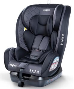 BAYBEE Convertible Infant Car Seat for Baby 0 to 12 Years with 3 Position Recline, Headrest Height Adjustable ECE R44/04 Safety Certified Travel Baby Car Seat for Toddlers Kids Boys Girls Black