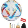 2022  Football Training soccer Ball Size 5 Best for Playing Indoor Outdoor With Free Gift