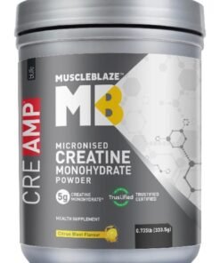 MuscleBlaze Micronised Creatine Monohydrate CreAMP (Citrus Blast, 0.735lbs / 333.5g)