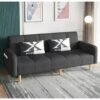Comfynest Light Fabric Sofa Bed Sectional Furniture