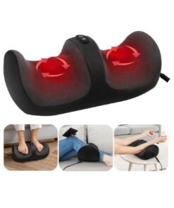 Medcursor Foot Massager with Heat, Feet and Calf Massager Machine with Massage Roller, Adjustable Intensity for Foot Massage, Lightweight and Relax for Home or Office Use
