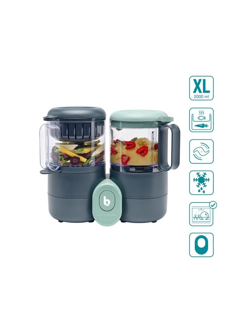 babymoov Nutribaby One 4- In -1 Baby Food Maker, Baby Food Blender And Steamer, Food Processor For Weaning, Warmer, Defroster