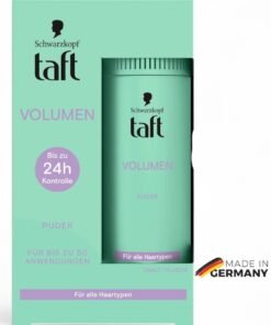 Schwarzkopf German Brand ,Schwarzkopf Taft Volume Powder 10 g | Instant Fullness for All Hair Types | 24h Hold | Vegan & Alcohol-Free | PETA Approved