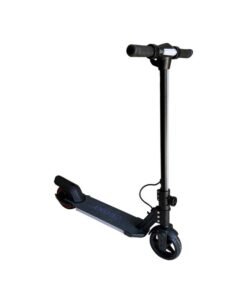 CRONY S31 Kids Electric Scooter – 130W Motor, 21 V / 2.5Ah Battery, Foldable Aluminum Frame + RGB LED Deck Lights-BLACK