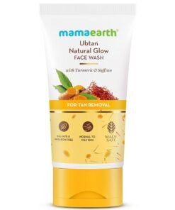 Mamaearth Ubtan Natural Face Wash For all Skin Type with Turmeric & Saffron for Tan Removal 150 ml