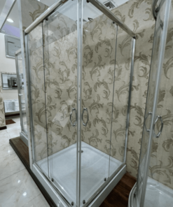 Shower enclosure 100x100cm, 80x80cm tempered glass with tray