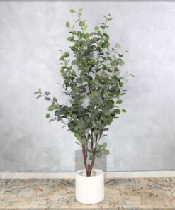 Alternative view of YATAI DECOR Artificial Eucalyptus Plant, 170cm Tall Realistic PVC Plastic Green Leaves Faux Plants with Pot & Flexible Stem, Everlasting, Maintenance-Free & Waterproof Fake Plants for Home Office Decor