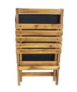 Pangean Lounger, Durable Hardwood with Heavy Duty Polyester, Easy to Fold and Carry, Wooden Beach Chair, Camping Chair, Foldable Chair, Portable Chair