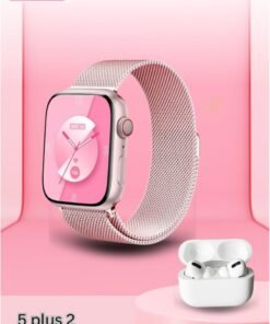 Wisme X33 Mini Smart Watch with Wireless Earbuds | 5-Band HD Display | Stylish & Compact Design | Fitness Tracker Smartwatch Combo