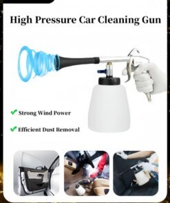 REOCLE High Pressure Car Cleaning Gun Quickly Blasts Dirt & Dust from Surface Car Interior Foam Gun Sprayer for Vehicle Upholstery & Carpet & Seat