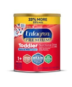 Enfagrow NeuroPro Toddler Nutritional Drink, Made with Real Milk, Brain-Building Omega-3 DHA, Nutrients and Prebiotics for Growth & Immune Support, Non-GMO, Toddler Milk Powder, 32 Oz Can