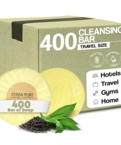 Terra Pure Bar Soap, Travel Size Hotel Amenities, 0.6 oz (Pack of 400)