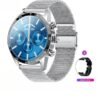 LIGE Smart Watch, IP68 Waterproof Bluetooth Phone Call Smart Bracelet, Multifunctional Smart Activity Tracker Wrist Watch With Heart Rate Blood Oxygen Monitoring, (1pc, Silver, Mesh Strap Plus Silicone Strap)
