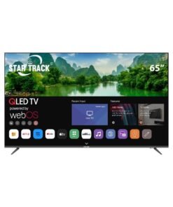 STAR TRACK 65 Inch QLED 4K Smart TV | HDR10+ | 95% Color Volume with Quantum Dot | 350 Nits Ultra Bright Display | WebOS with Apple AirPlay & Home | Air Mouse Remote | Ultra HD Smart TV