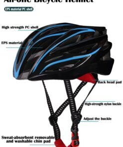 Alternative view of ZCM-HAPPY Bicycle Ultralight Integrally Molded Cycling Helmet Lightweight Bicycle Safety Helmet Unisex Comfortable Ventilated Bike Helmet for Road and Mountain Cycling