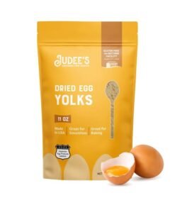 Judee's Gluten Free Dried Egg Yolk Powder - 11 oz, Gluten-Free for Baking, Sauces, Ice Cream & More - High-Protein - Powdered Eggs