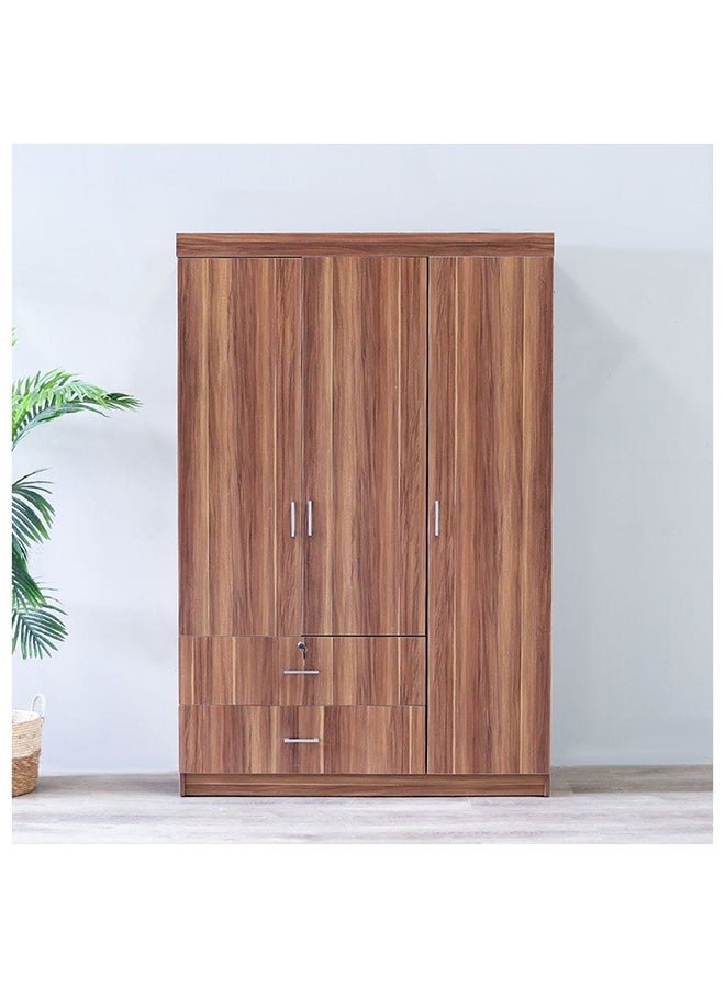 DANUBE HOME Selva 3 Door + 2 Drawer Wardrobe For Hanging Clothes Extra Sturdy Rack Storage Organiser Modern Design Space Saving Cabinets For Bedroom L 120 x W 42 x H 181 cm