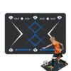 SYOSI Football Footstep Training Mat Dribble Silent Sport Mat Silent Anti Skid Shock Absorption Training Mat Football Doormat Corner Field Training Mat Training Pace Ball Sport Mat Improve Ball Control
