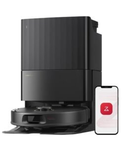 roborock Qrevo 5AE Robot Vacuum and Mop, FlexiArm Edge Mopping, 12,000Pa Suction, Dual Zero-Tangle System, Smart Obstacle Avoidance, 10mm Mop Lifting, Auto Mop Washing&Drying, Self-Emptying&Refilling